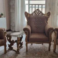 فروش مبل سلطنتی(استیل)|مبلمان خانگی و میز عسلی|یزد, |دیوار