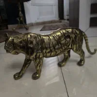 ببر برنجی دکوری|مجسمه، تندیس، ماکت|ورامین, ورامین|دیوار