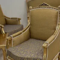 مبلمان استیل کاجی سفارتی مبل|مبلمان خانگی و میز عسلی|تهران, اختیاریه|دیوار
