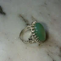 انگشتر عقیق سبز روشن|جواهرات|تهران, دستغیب|دیوار