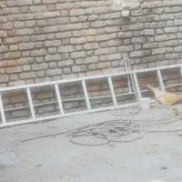 نردبان آلمینیوم 10پله سنگین ومهکم 30کلیلو|ابزارآلات|مشهد, آزادشهر|دیوار