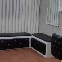 دو عدد نیمکت انتظار همراه با کمد مخفی،کاربردی