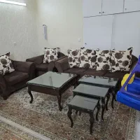 مبل ۷ نفره به همراه میز و ۳ عسلی