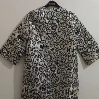 مانتو ژاکارد  طرح پلنگی سایز ۳۶ و ۳۸