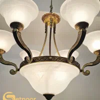 گالری لوسترهای برنز لوکس ست نور(قیمت تماس چت حضور)|لوستر و چراغ آویز|تهران, اقدسیه|دیوار