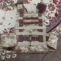 جلیقه تجهیزات تاکتیکال|کوهنوردی و کمپینگ|فولادشهر, B1|دیوار