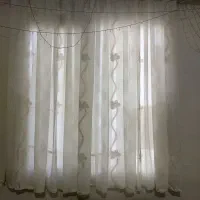 پرده حریر نو دوخته شده ارتفاع ۲/۷۰ عرض|پرده، رانر، رومیزی|تهران, صادقیه|دیوار