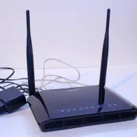 مودم وای فای دار دو آنتن D-LINK درحدآکبند و ADSL+2