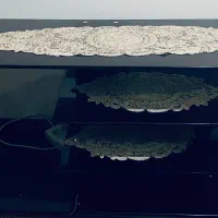 میز تلویزیون شیشه ای مشکی