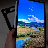 Galaxy Tab S9 FE Plus . 12-256 . Mint . فول لوازم