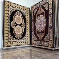 فرش 1200شانه طرح سنتی بافت جدید/ابرشم نما کد4444|فرش|شیراز, لاله|دیوار