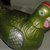 مرغ تخمگذار عتیقه  اسباب بازی قدیمی کمیاب و ...