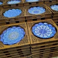 میناکاری بشقاب ۱۶س مشبک|صنایع دستی و سایر لوازم تزئینی|اصفهان, ماشاده (رهنان)|دیوار