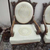 مبل ۹ نفره سلطنتی با نهار خوری ۸ نفره با صندلی|مبلمان خانگی و میز عسلی|اصفهان, محله اسلامی|دیوار