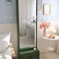 آینه و استند کشویی آرایشی الف مدل هیما