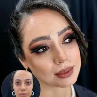 میکاپ و شینیون و کلیه خدمات آرایشی و زیبایی|خدمات آرایشگری و زیبایی|کرج, ساسانی (قلمستان)|دیوار