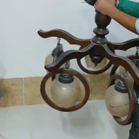 لوستر چوبی