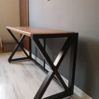 میز ترکیب چوب و فلز بسیار مینیمال و شیک|میز تحریر و کامپیوتر|شیراز, شهرک گلستان|دیوار