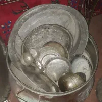 فروش دیگ وقابله مس وبرنج عتیقه قدیمی