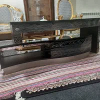 میز تلویزیون منحنی دوتیکه مدل آرسان