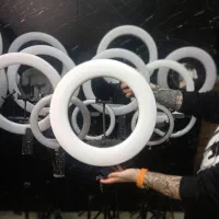 رینگ لایت 120وات فول حرفه ایی باپایه بلند حرفه ای