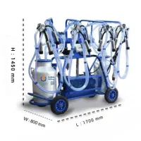 تولید کننده دستگاه‌های ثابت و سیار شیردوشی