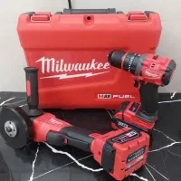 ست شارژی دریل و سنگ فریز (میلواکی)