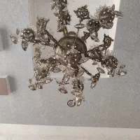 لوستر برنزی دوازده شعله|لوستر و چراغ آویز|اردبیل, |دیوار