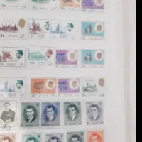 ۸ برگ تمبر شاهی متنوع