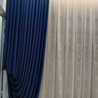 پرده درجه یک به همراه یالان|پرده، رانر، رومیزی|قم, شهرک سازمان آب|دیوار