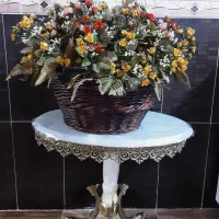 سبد گل زیبا بزرگ|گل مصنوعی|خوی, |دیوار
