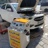 شستشو و تقویت بخاری ماشین با دستگاه اتوماتیک