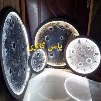 اینه ماه.اینه زیبا ی مدرن.ساعت.تابلوماه.
