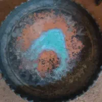 لگن و سینی مسی قدیمی اصل نو