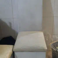 میز نهار خوری چهارنفره گرد سفید(به دلیل مهاجرت)