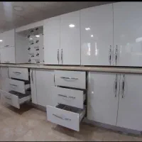 سفارشی کابینت فلزی +بدنه فلز درب چوب عمق استاندارد