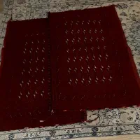 پشتی ترکمنی دست دوز قدیمی ۱۳۰× ۷۰