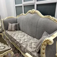 مبل ۷ نفره + کنسول و آینه شیک|مبلمان خانگی و میز عسلی|قم, عمار یاسر|دیوار