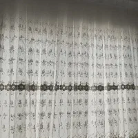 پرده توری زیبا برجسته