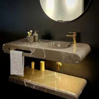 روشویی سنگی قیمت تولید|لوازم سرویس بهداشتی|قلعه نو, |دیوار