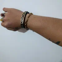 دستبند چرم طبیعی و رنگ ثابت|بدلیجات|گالیکش, |دیوار