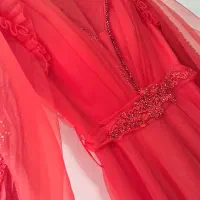 پیراهن مجلسی قرمز