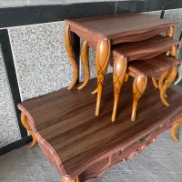 جلومبلی طرح چوبی در حد نو|مبلمان خانگی و میز عسلی|مهاباد (آذربایجان غربی), |دیوار
