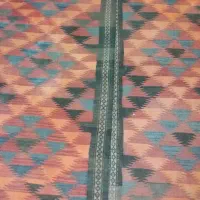 دوتا گلیم اثار دستی قدیمی