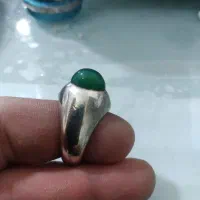 انگشتر عقیق یمنی کهنه سبز|جواهرات|قوچان, |دیوار