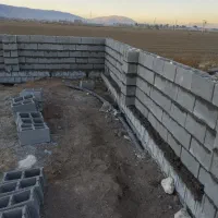 بنا بنایی بلوک چینی کاهگل باغ ویلا|خدمات پیشه و مهارت|شیراز, میانرود|دیوار