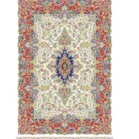 فرش ماشینی کد ۱۲۰۰۳۲ طرح دستباف گونه