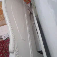 تخت سفید تمام چوب