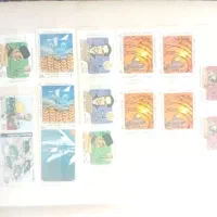 کلکسیون تمبر قدیمی|کلکسیون سکه، تمبر، اسکناس|رشت, حمیدیان|دیوار