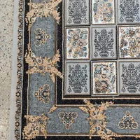 فرش نقشه خشتی ۱۲ - ۹ - ۶ متری در 2 رنگ|فرش|جیرفت, |دیوار